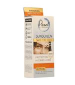 کرم ضد آفتاب بدون رنگ پیکسل SPF35 ‌مدل Physical مناسب انواع پوست‌ حجم 50 میلی‌لیتر