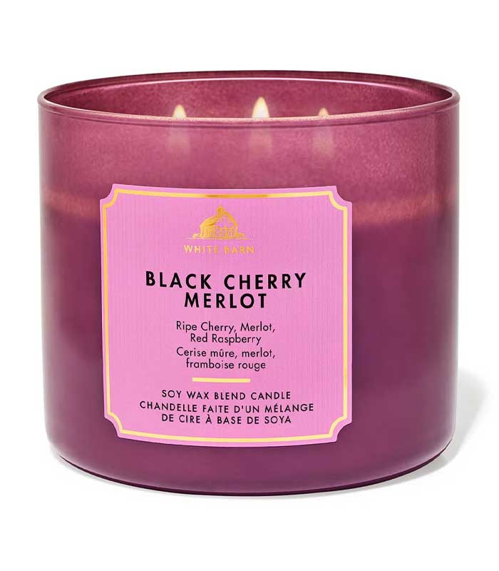 شمع بث اند بادی ورکز مدل Black Cherry Merlot