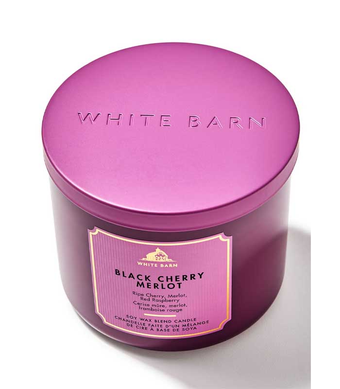 شمع بث اند بادی ورکز مدل Black Cherry Merlot