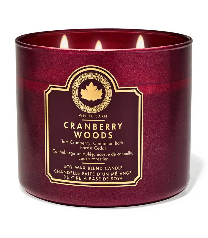 شمع بث اند بادی ورکز مدل Cranberry Woods