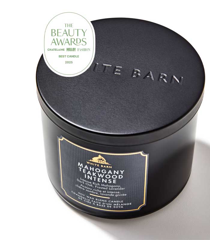 شمع بث اند بادی ورکز مدل Mahogany Teakwood Intense