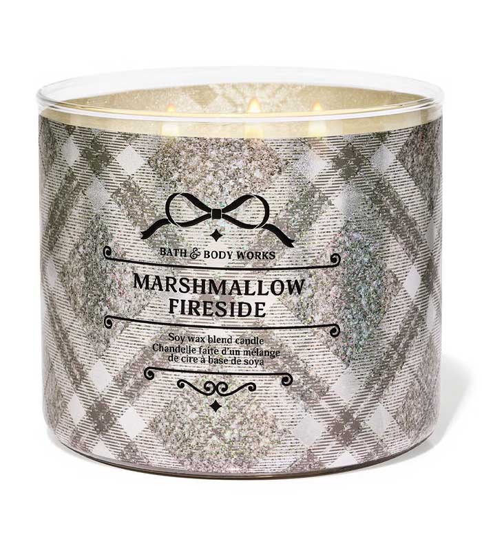 شمع بث اند بادی ورکز مدل Marshmallow Fireside