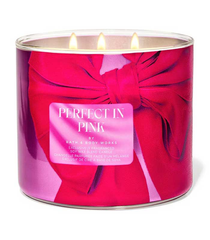شمع بث اند بادی ورکز مدل Perfect in Pink