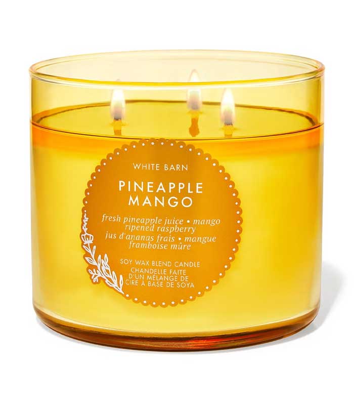شمع بث اند بادی ورکز مدل Pineapple Mango