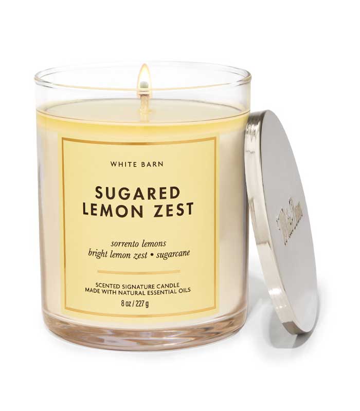 شمع بث اند بادی ورکز مدل Sugared Lemon Zest