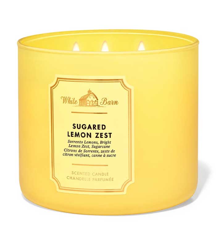 شمع بث اند بادی ورکز مدل Sugared Lemon Zest