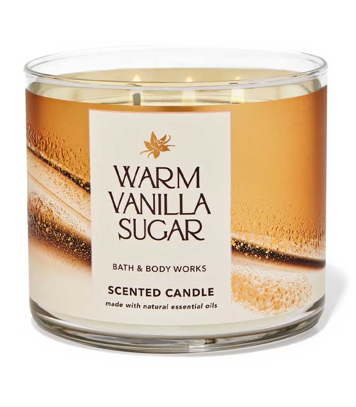 شمع بث اند بادی ورکز مدل Warm Vanilla Sugar