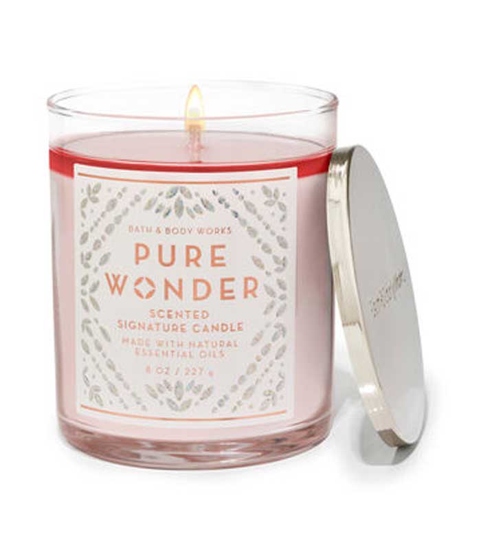 شمع بث اند بادی ورکز مدل pure wonder