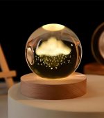 چراغ خواب مدل گوی کریستال طرح ایر ۱