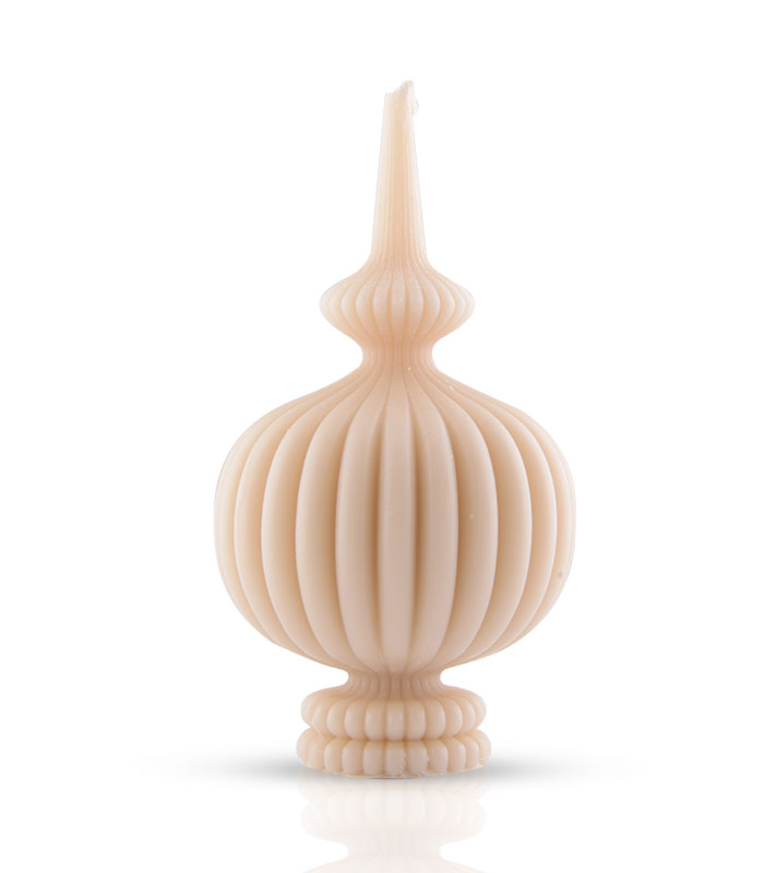 شمع دستساز قالبی مدل مراکشی کوتاه کرم