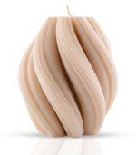 شمع دستساز قالبی مدل گوی ساحل کرم