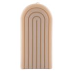 شمع دستساز قالبی مدل رنگین کمان کرم