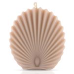 شمع دستساز قالبی مدل صدف کرم