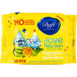 دستمال مرطوب پاک کننده و نرم کننده بسته‌ای دافی - بسته 20 عددی