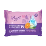 دستمال مرطوب بهداشتی دافی مدل لیدیز - بسته 20 عددی